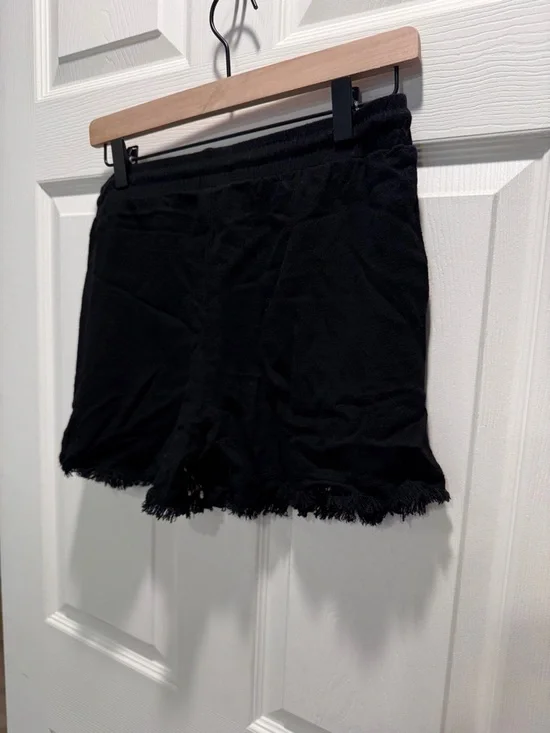 Umgee Linen blend animal print drawstring shorts with pockets-NWOT-Small - Picture 7 of 8